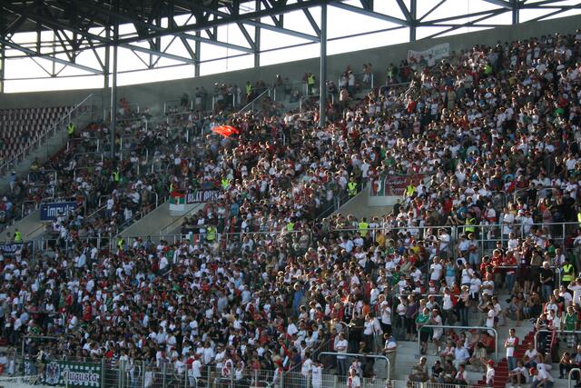 Die Fans im Fanblock
