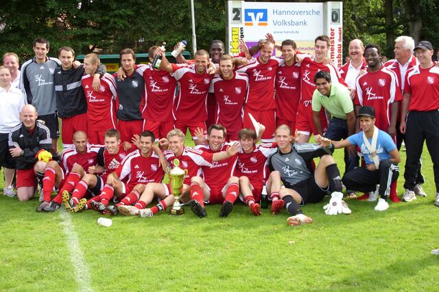 Jubelnde Sieger