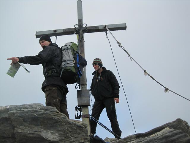 Auf der Wilden Kreuzspitze