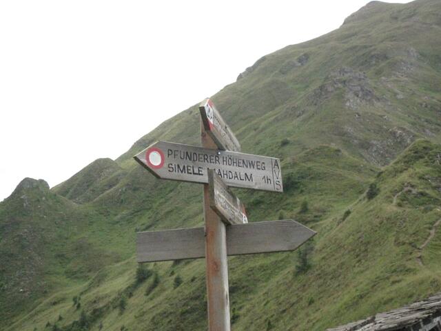 Auf dem Weg zur Simile-Mahd-Alm