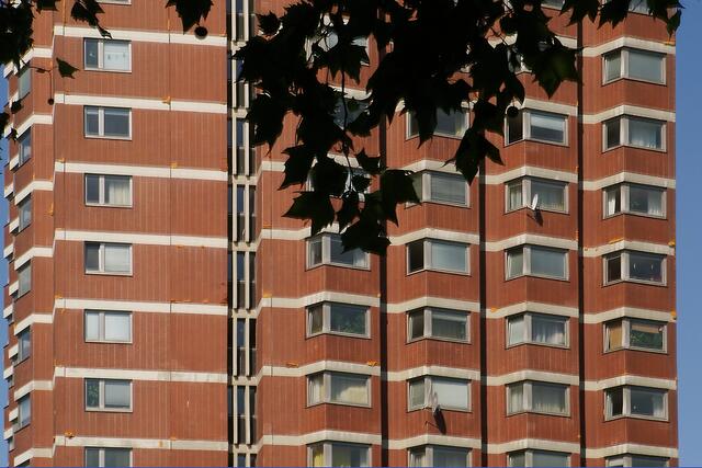 Wohnen in Waben: Schwesternwohnheim der MHH in Hannover-Roderbruch (2011 abgerissen)