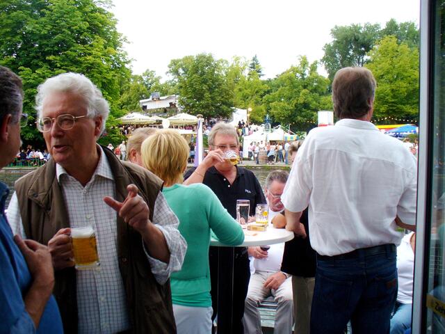 Das Bier tat gut bei diesem Wetter