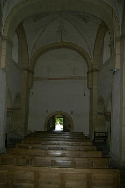 vom Altar Richtung Ausgang