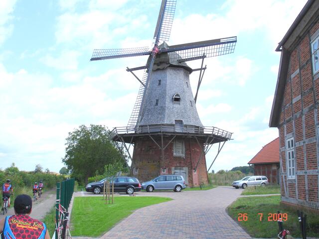 Restaurierte Mühle