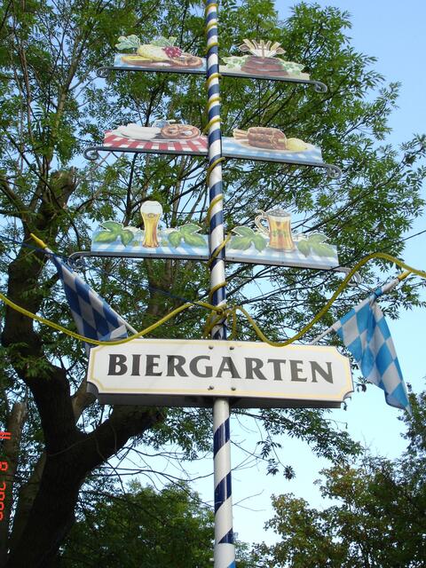 Biergarten in Steinhude
