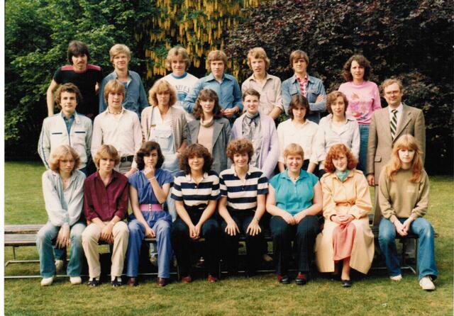 Abschlussklasse 1980, kann auch 9. gewesen sein