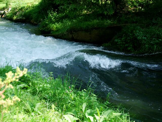 Der "stürmische" Lochbach ...