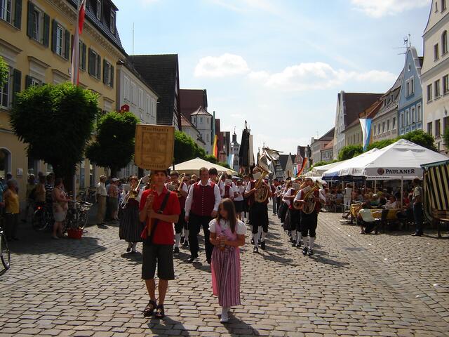 am Marktplatz in Günzburg