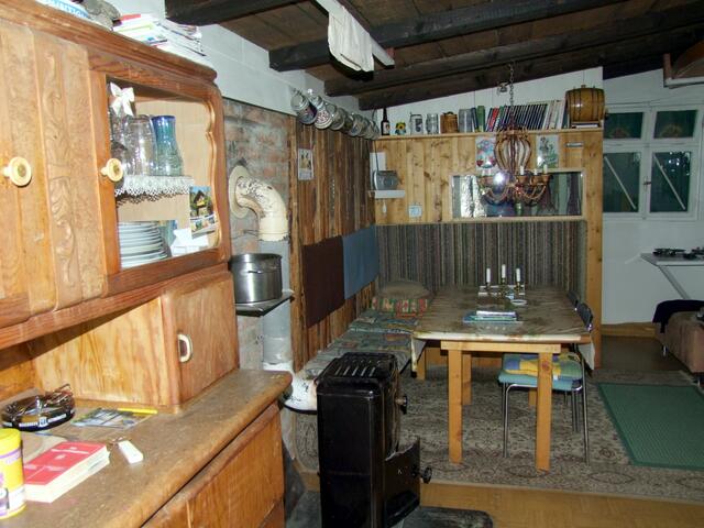 Ein Blick in die Hütte ...