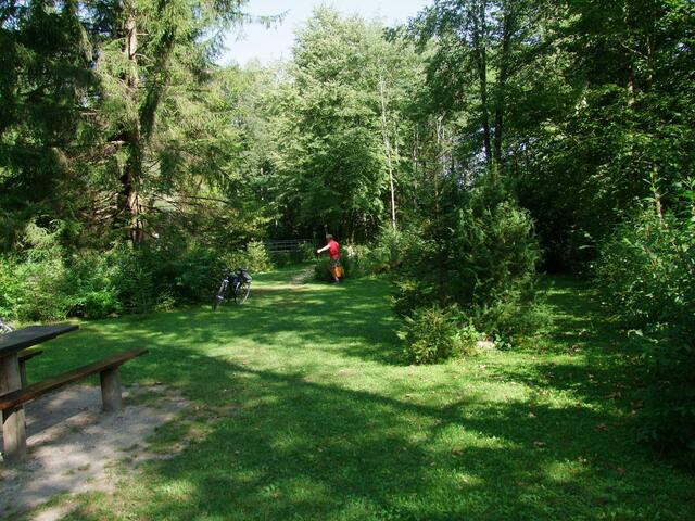 Gepflegter Eingangsbereich ...