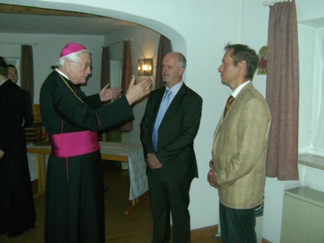 Plauderei mit den zwei wertinger Bürgermeistern