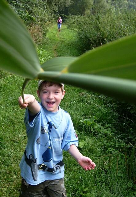 "Onkel Kai, ich habe doch einen Wedel ... wir müssen keine Angst haben ..."