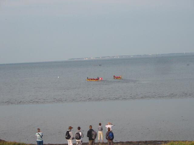 Nun gehts los.. auf nach Föhr (im Hintergrund zu sehen)