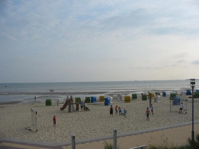 und am Strand