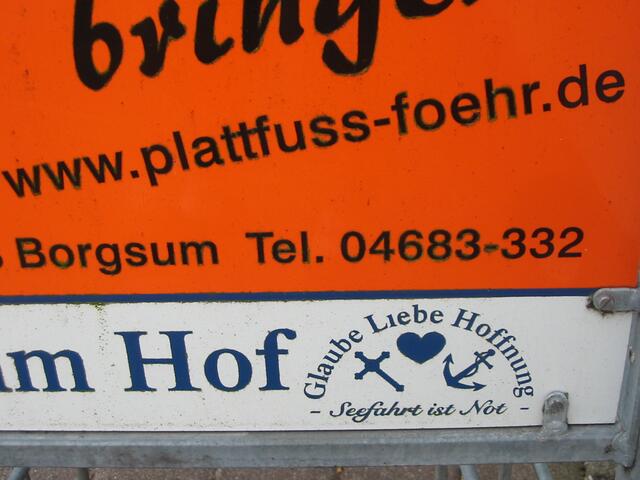 .. aber mit Glaube Liebe und Hoffnung klappts auch mit dem Fahrrad
