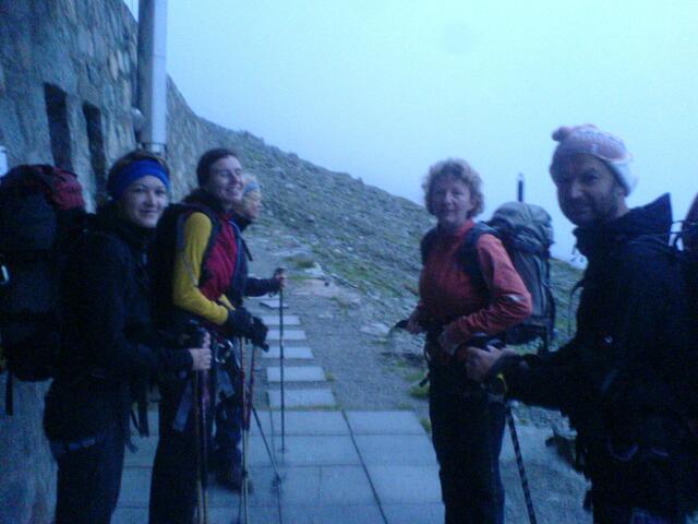 Aufbruch um kurz vor 6