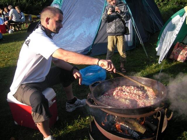 Rührei mit Schinken...