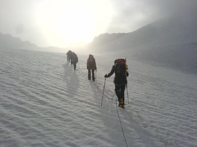 Die Sonne kommt das erste mal durch!