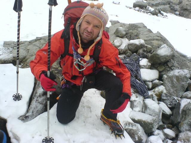 Anlegen der Steigeisen