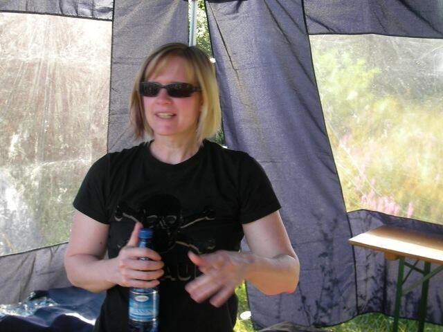 Immer mit dabei, unsere Tina