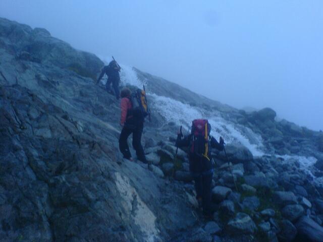 Auf dem Weg zum Gletscher