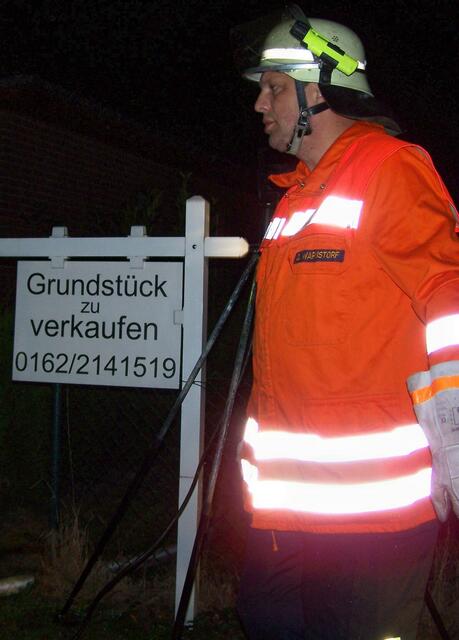 Das Grundstück steht zum Verkauf