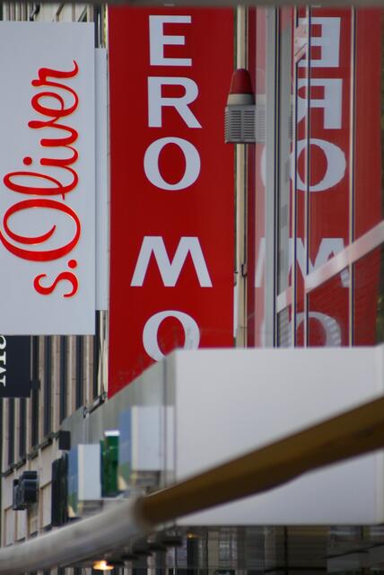 Werbung in Signalfarbe