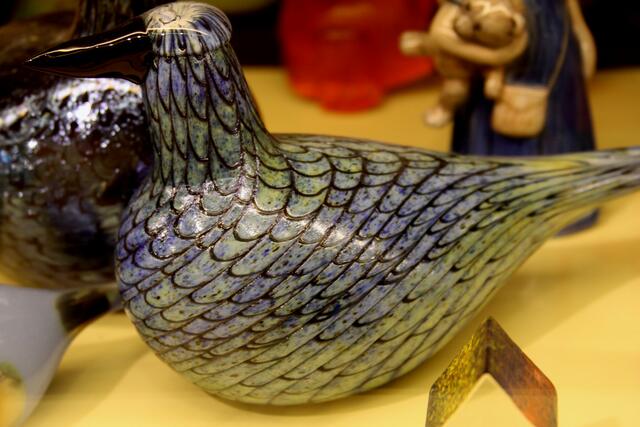 Blaues Huhn gab es auch