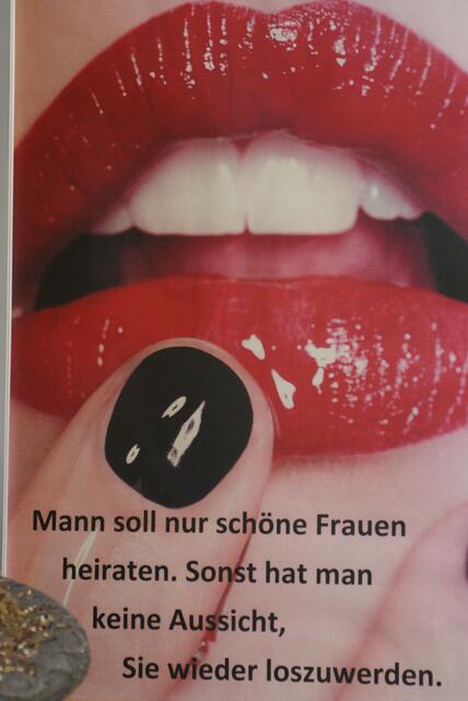 Der Spruch gefällt mir :-)