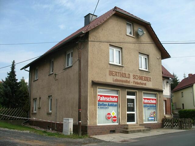 Typische Fassade eines Hauses in der DDR