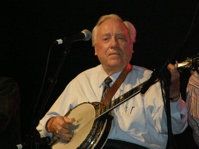 Banjolegende Earl Scruggs (82) bei der IBMA 2007 in Nashville
