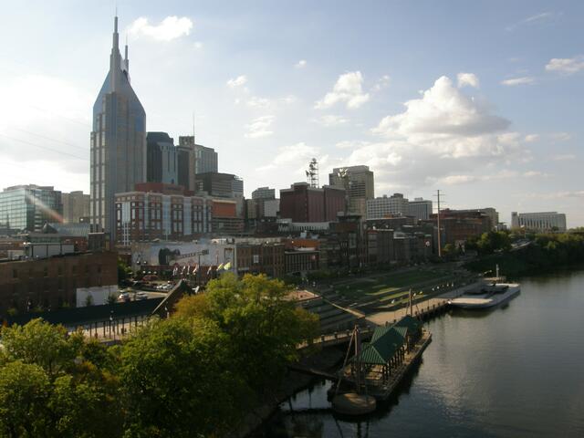 Nashville Skyline mit Cumberland River