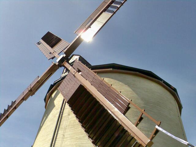 Die Sonne spiegelt sich