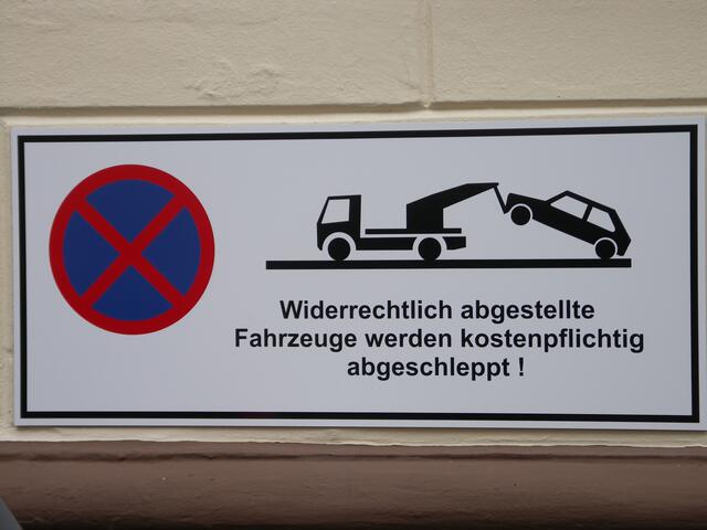 "altes Schild"