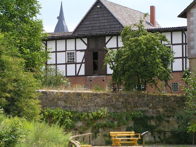 Blick über die Mauer