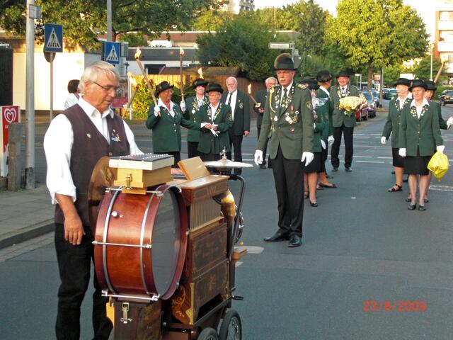 SG Davenstedt in Marschformation