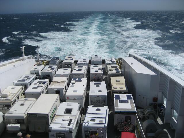 Auf der Fähre nach Norwegen