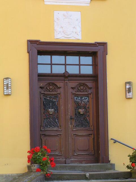 Haustüre im Bergheimer Schloß