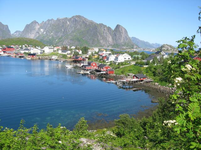 Auf den Lofoten bei herrlichem Wetter