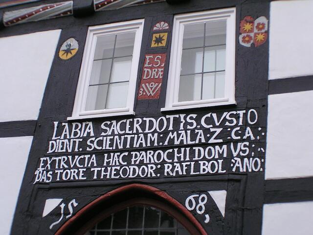 Hausinschrift in Mengeringhausen
