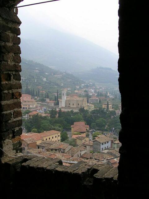 Blick aus der Skaliger Burg in Malcesine