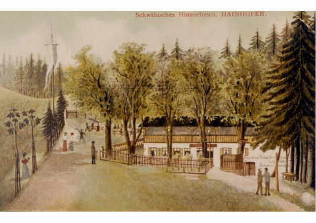 Ansichtskarte "Schwäbisches Himmelreich" 1905