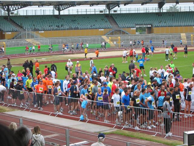 Vor dem Start der 10 Km