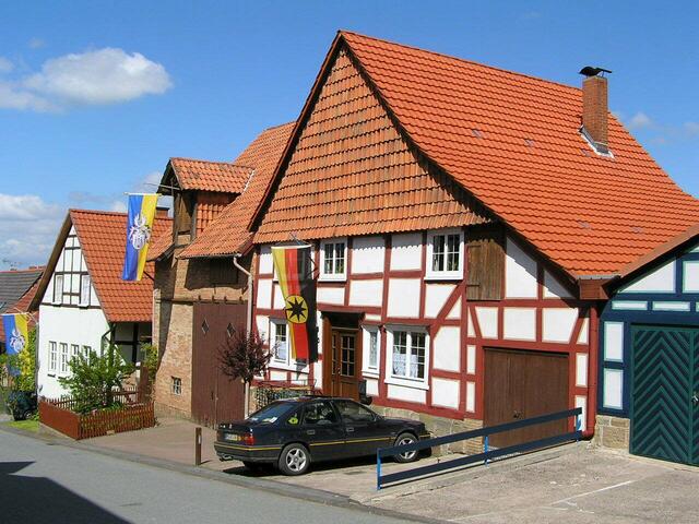 2005 - wieder Schützenfest (die Fenstergitter sind aufgeklebt)