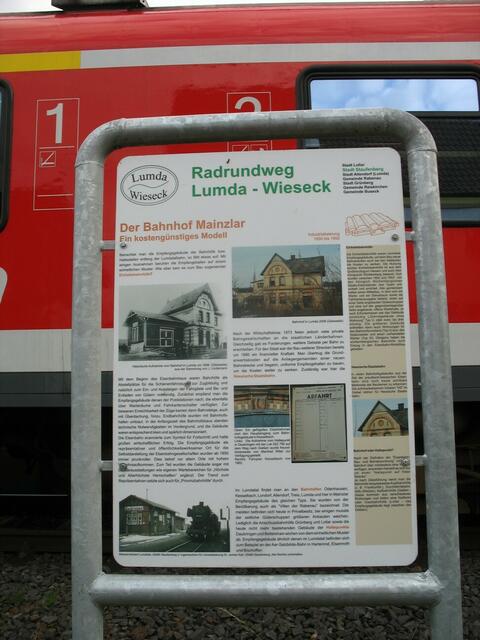 Nützliche Informationen über den Bahnhof für Wanderer