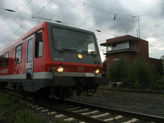 Der Triebwagen fährt heim