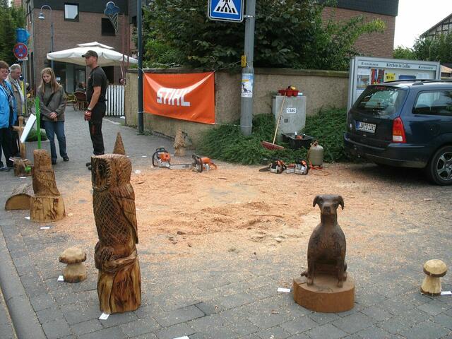 Kunst von der Stihl Kettensäge