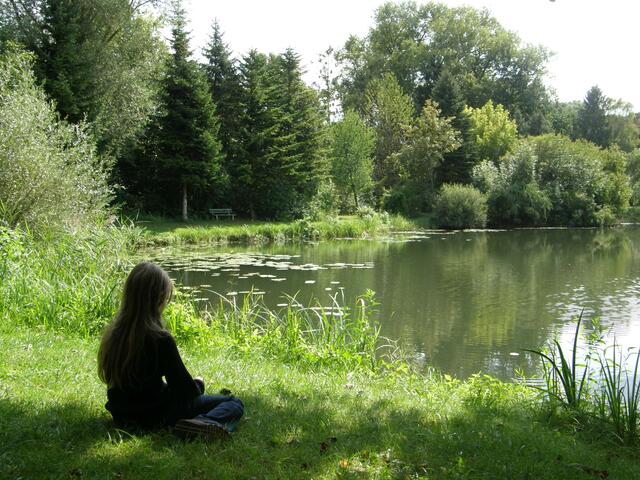 out in the green