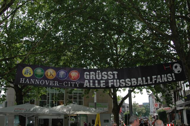 Auf dem Platz der Weltausstellung Hannover/Innenstadt