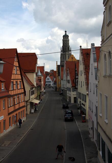 Sicht vom Berger Tor aus Richtung Stadt